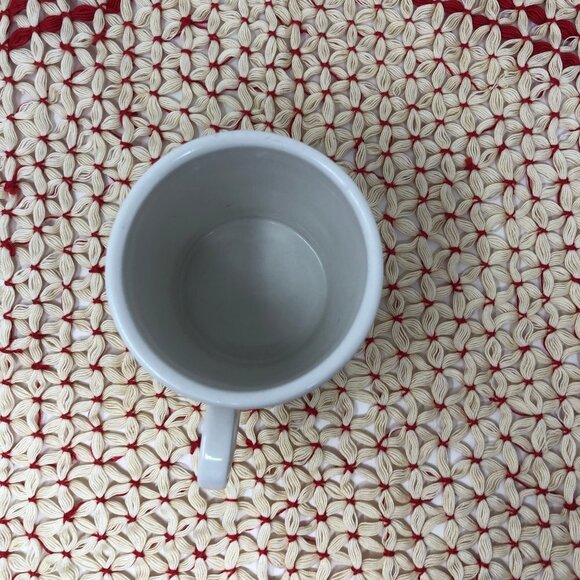 anthropologie shaving monogram coffee tea mug cup - Picture 5 of 7